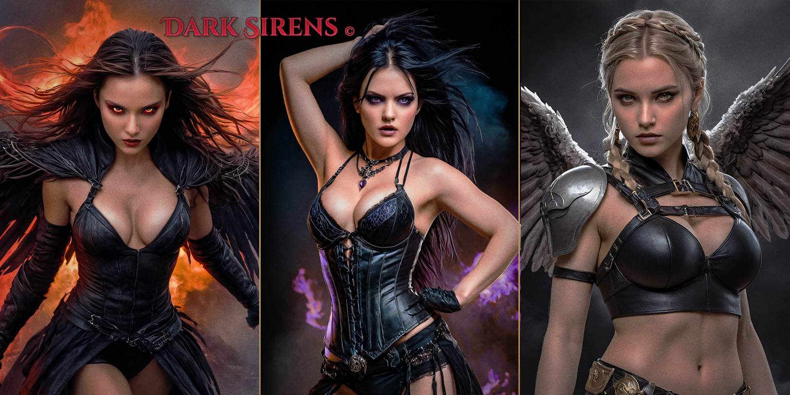 Night‑Forge Studios Dark Sirens Banner